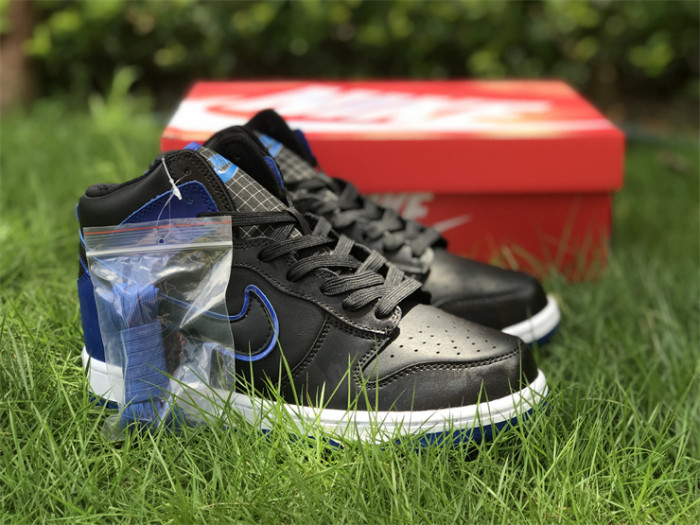 Authentic Nike Dunk High “Blue Camo”