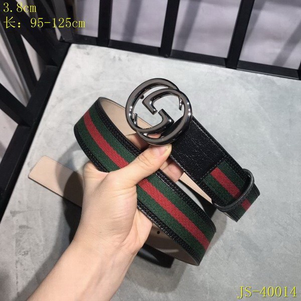 Super Perfect Quality G Belts(100% Genuine Leather,steel Buckle)-3881