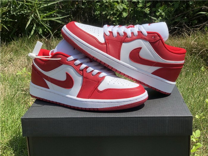 Authentic Air Jordan 1 Low Gym Red