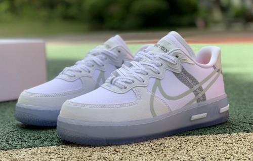 Authentic Nike Air Force 1 React QS Light Bone