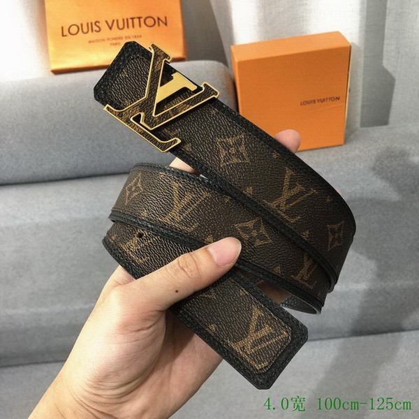 Super Perfect Quality LV Belts(100% Genuine Leather Steel Buckle)-2936
