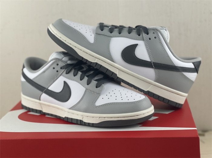 Authentic Nike Dunk Low “Light Smoke Grey”