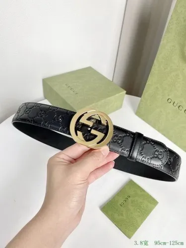 Super Perfect Quality G Belts(100% Genuine Leather,steel Buckle)-2870