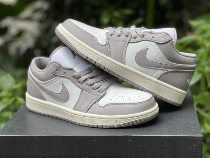 Authentic Air Jordan 1 Low Vintage Grey