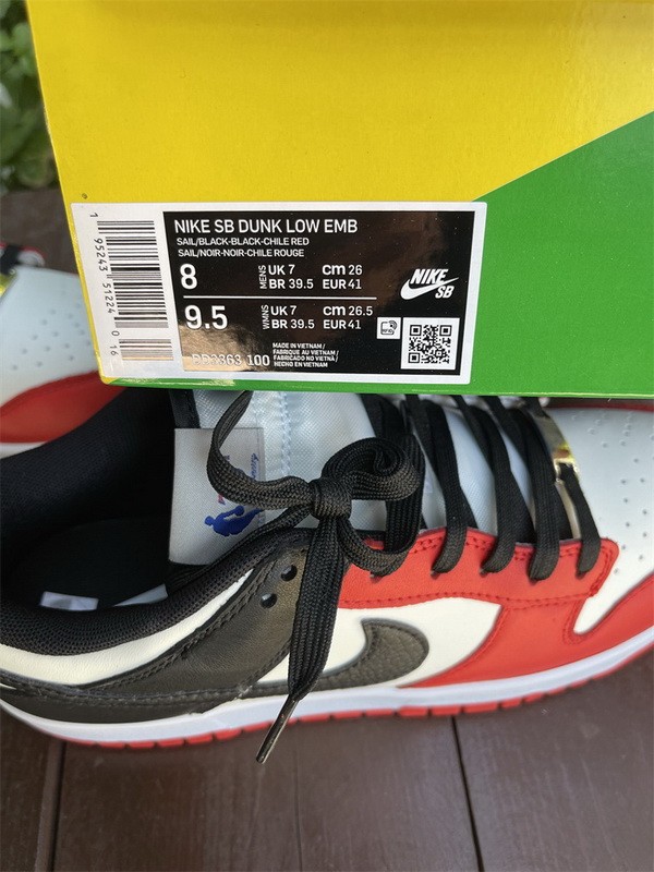 Authentic NBA x Nike Dunk Low EMB “75th Anniversary“