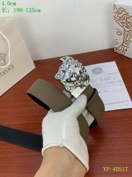 Super Perfect Quality Versace Belts(100% Genuine Leather,Steel Buckle)-1500