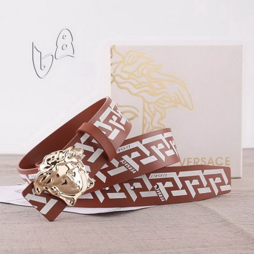 Super Perfect Quality Versace Belts(100% Genuine Leather,Steel Buckle)-420