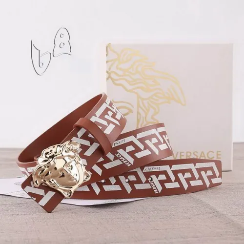 Super Perfect Quality Versace Belts(100% Genuine Leather,Steel Buckle)-420