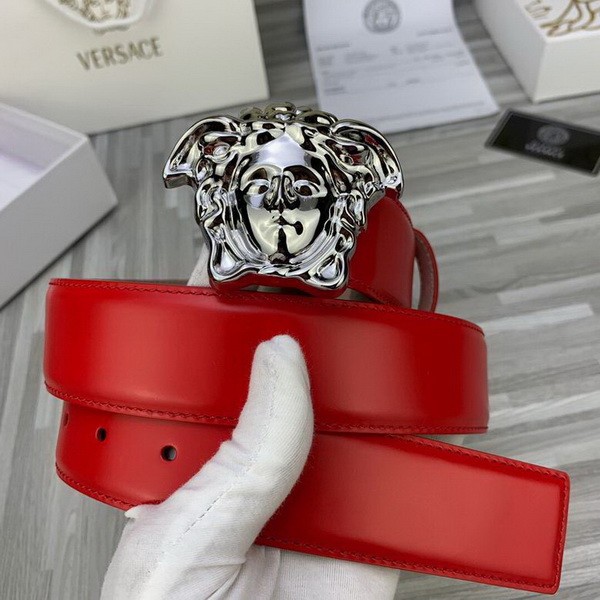 Super Perfect Quality Versace Belts(100% Genuine Leather,Steel Buckle)-1284