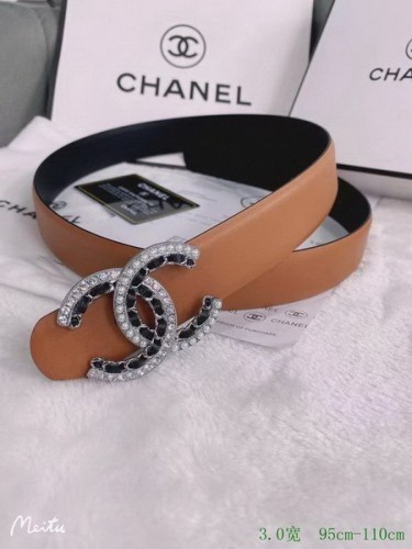 Super Perfect Quality CHNL Belts(100% Genuine Leather,steel Buckle)-228