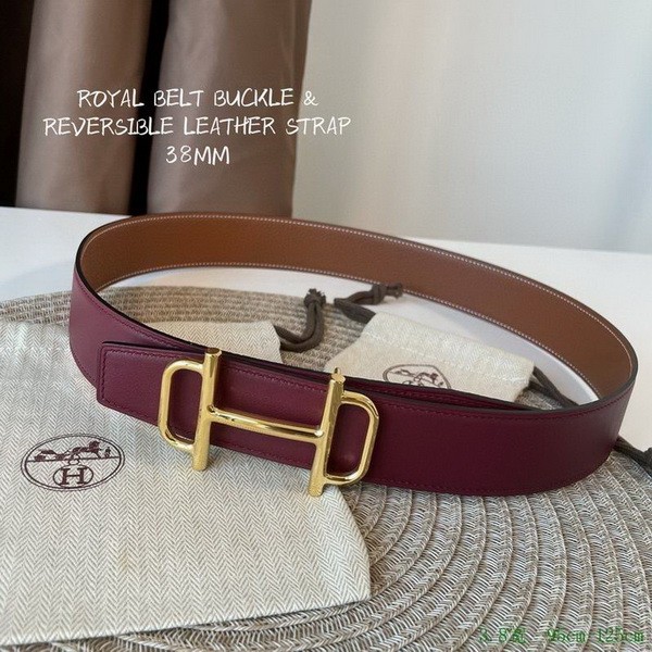 Super Perfect Quality Hermes Belts(100% Genuine Leather,Reversible Steel Buckle)-896