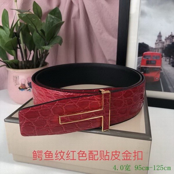 Super Perfect Quality Tom Ford Belts(100% Genuine Leather,Reversible Steel Buckle)-054