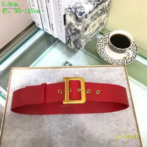 Super Perfect Quality Dior Belts(100% Genuine Leather,steel Buckle)-396