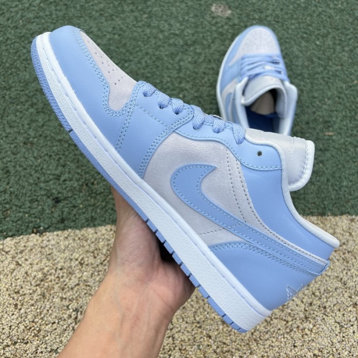 Authentic Air Jordan 1 Low University Blue Women shoes