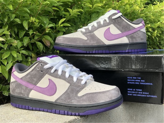 Authentic Nike Dunk SB Low Purple Pigeon Low Blue