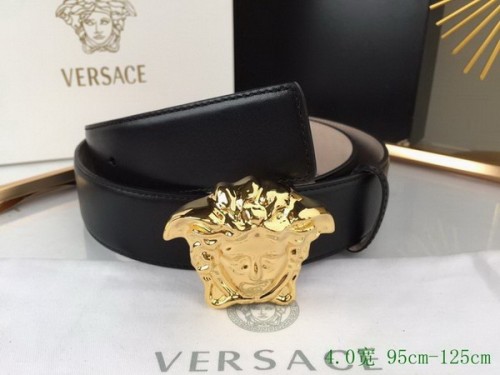 Super Perfect Quality Versace Belts(100% Genuine Leather,Steel Buckle)-445