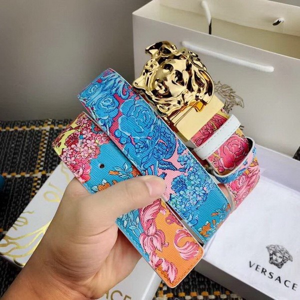 Super Perfect Quality Versace Belts(100% Genuine Leather,Steel Buckle)-690