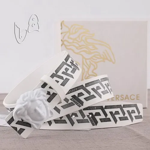 Super Perfect Quality Versace Belts(100% Genuine Leather,Steel Buckle)-421