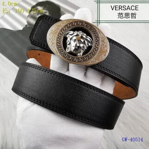 Super Perfect Quality Versace Belts(100% Genuine Leather,Steel Buckle)-1515