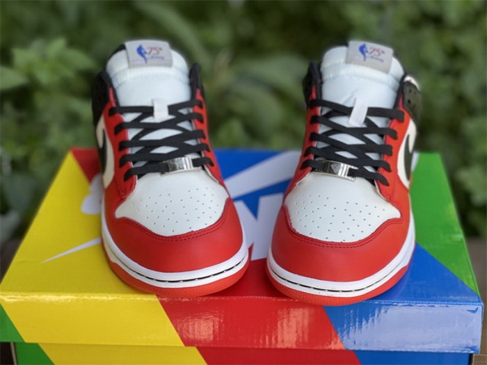 Authentic NBA x Nike Dunk Low EMB “75th Anniversary“