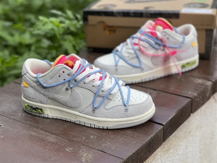 Authentic OFF-WHITE x Nike Dunk Low “The 50” DJ0950 113