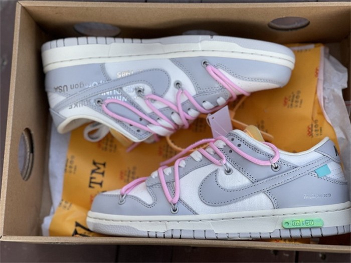Authentic OFF-WHITE x Nike Dunk Low “The 50” DM1602 109