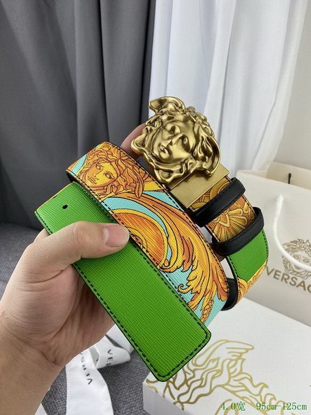 Super Perfect Quality Versace Belts(100% Genuine Leather,Steel Buckle)-651