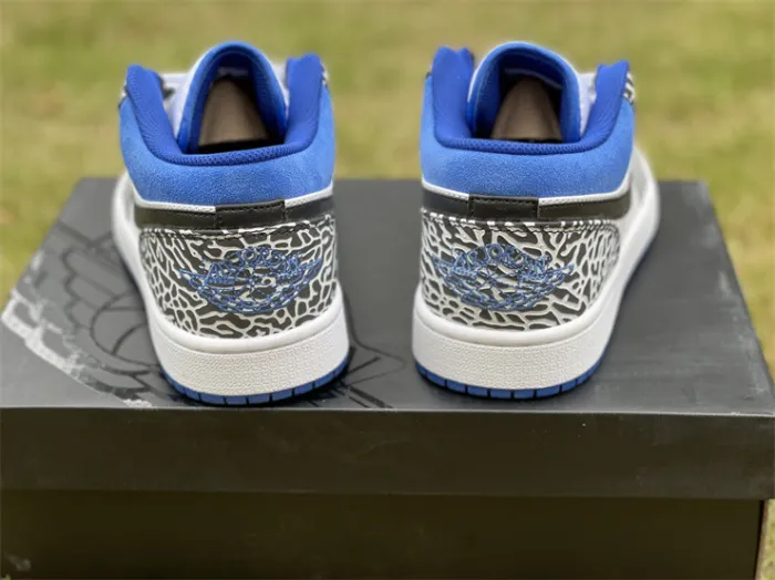 Authentic Air Jordan 1 Low True Blue