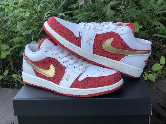 Authentic Air Jordan 1 Low “Spades”