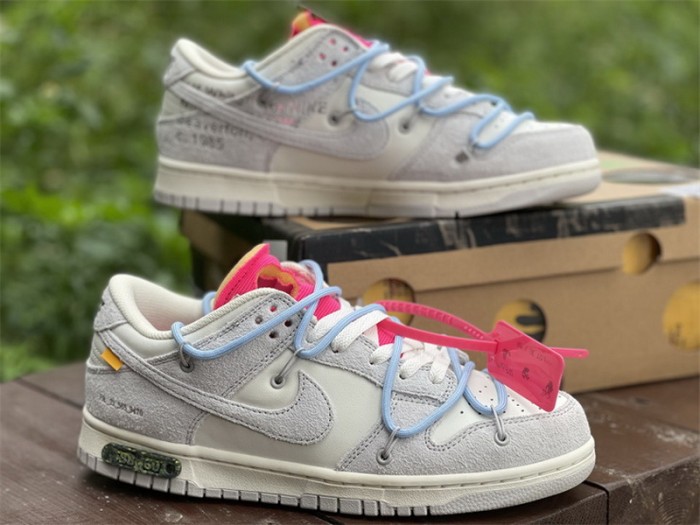 Authentic OFF-WHITE x Nike Dunk Low “The 50” DJ0950-113