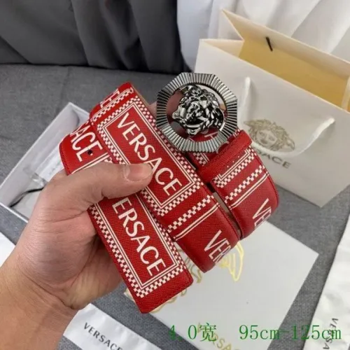 Super Perfect Quality Versace Belts(100% Genuine Leather,Steel Buckle)-659