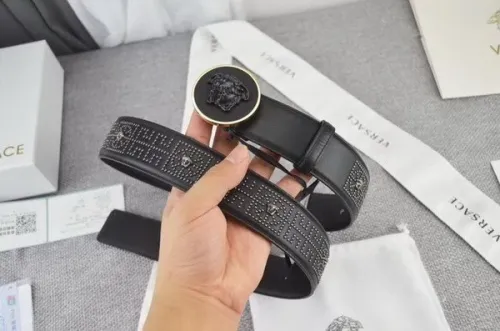 Super Perfect Quality Versace Belts(100% Genuine Leather,Steel Buckle)-749
