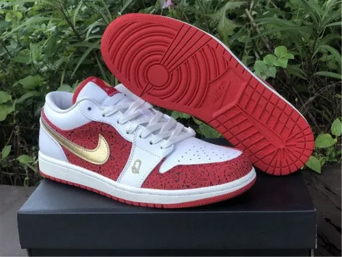 Authentic Air Jordan 1 Low “Spades” GS