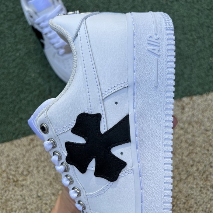 Authentic Chrome Heart x Air Force 1 Low White