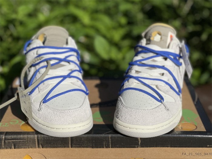 Authentic OFF-WHITE x Nike Dunk Low “The 50” DJ0950 104