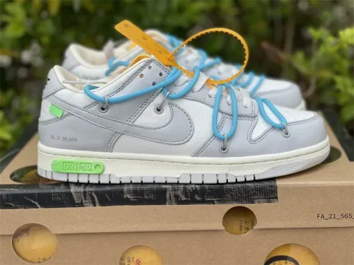 Authentic OFF-WHITE x Nike Dunk Low “The 50” DM1602 115