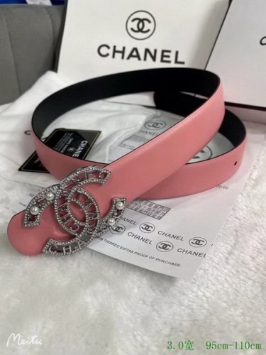 Super Perfect Quality CHNL Belts(100% Genuine Leather,steel Buckle)-235