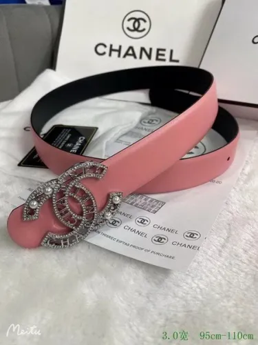 Super Perfect Quality CHNL Belts(100% Genuine Leather,steel Buckle)-235
