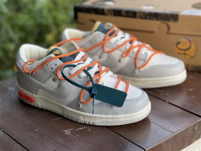 Authentic OFF-WHITE x Nike Dunk Low “The 50” DM1602 104