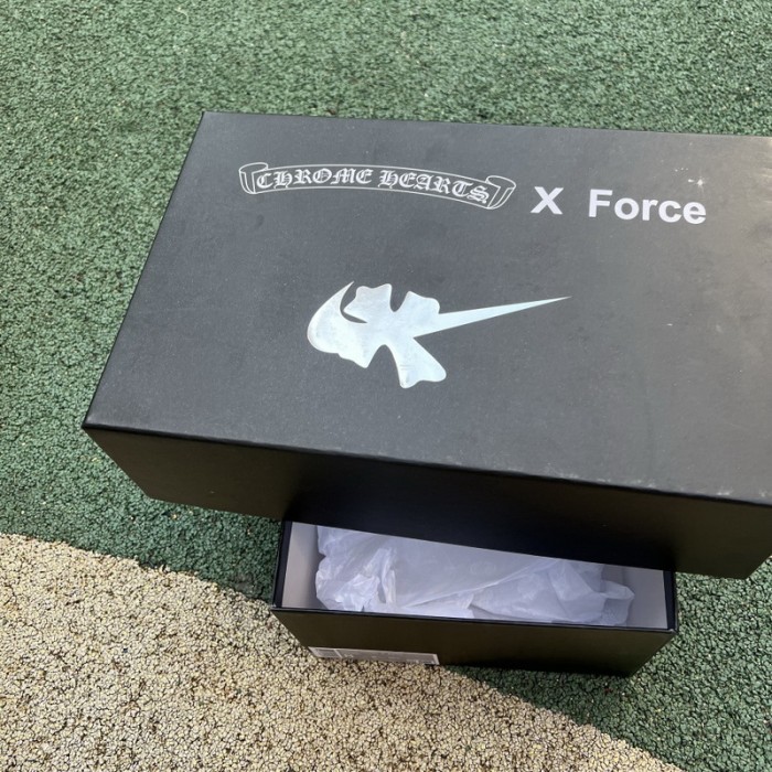 Authentic Chrome Heart x Air Force 1 Low White