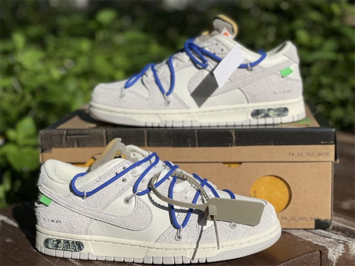 Authentic OFF-WHITE x Nike Dunk Low “The 50” DJ0950 104