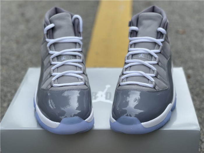 Authentic Air Jordan 11 Cool Grey 2021