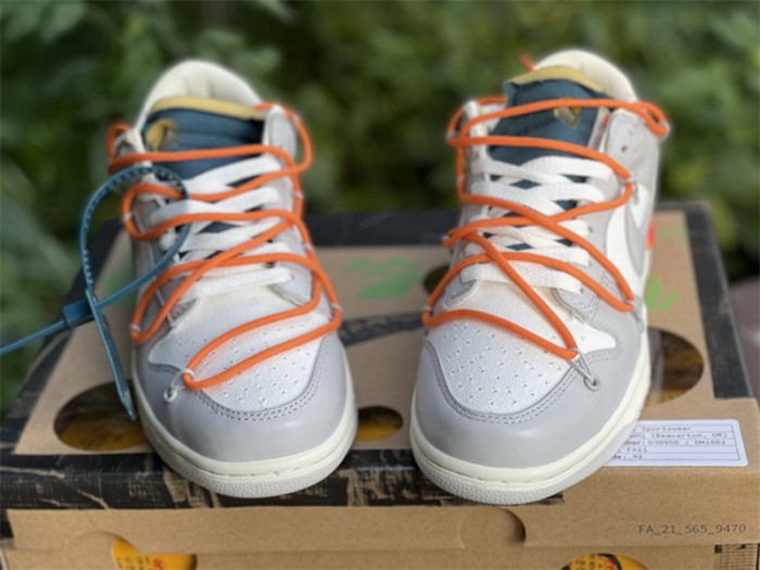 Authentic OFF-WHITE x Nike Dunk Low “The 50” DM1602 104