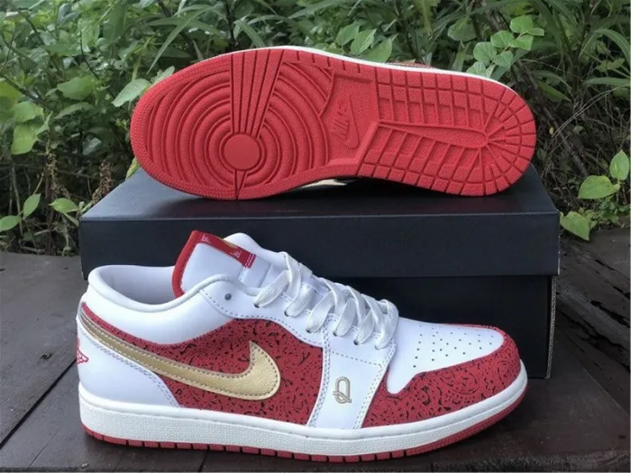 Authentic Air Jordan 1 Low “Spades”