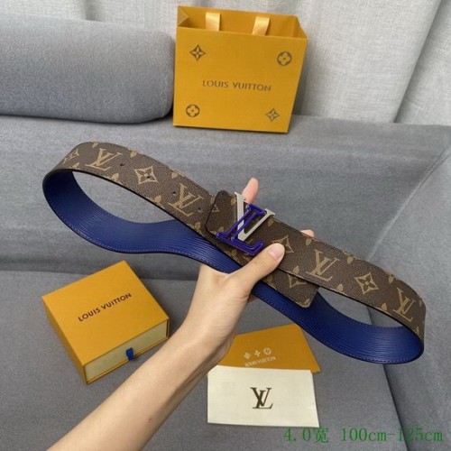 Super Perfect Quality LV Belts(100% Genuine Leather Steel Buckle)-4066