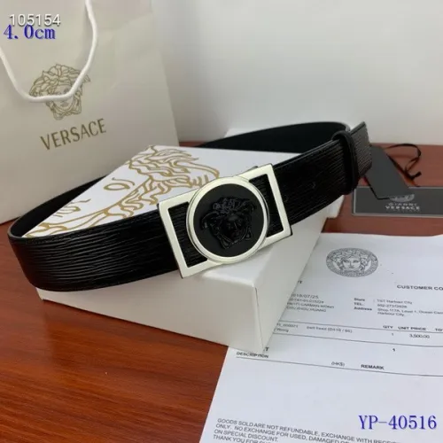 Super Perfect Quality Versace Belts(100% Genuine Leather,Steel Buckle)-1025