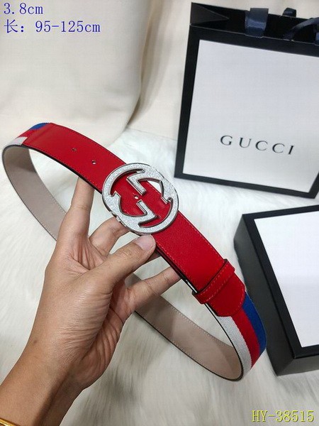 Super Perfect Quality G Belts(100% Genuine Leather,steel Buckle)-3864