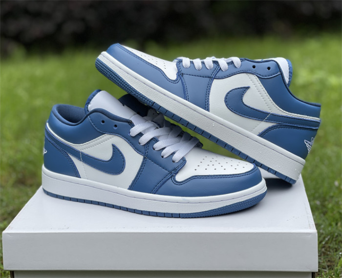 Authentic Air Jordan 1 Low “Marina Blue”