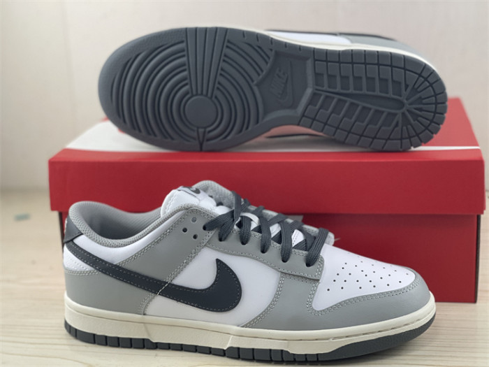 Authentic Nike Dunk Low “Light Smoke Grey”