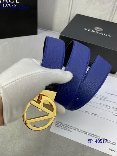 Super Perfect Quality Versace Belts(100% Genuine Leather,Steel Buckle)-1140